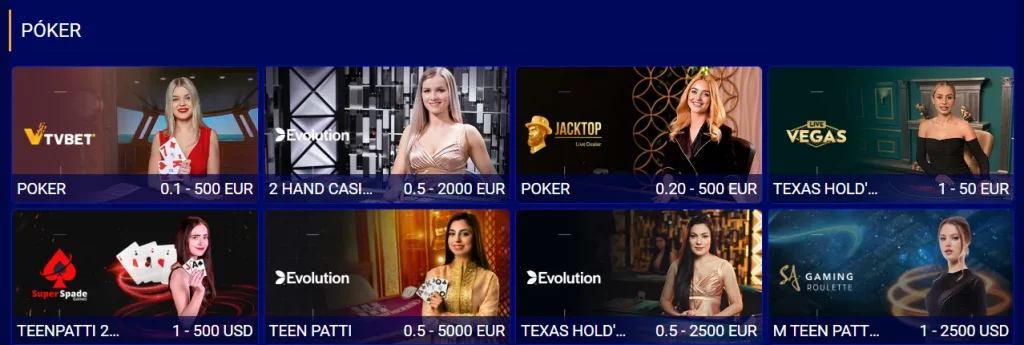 Casino Hold’em en vivo